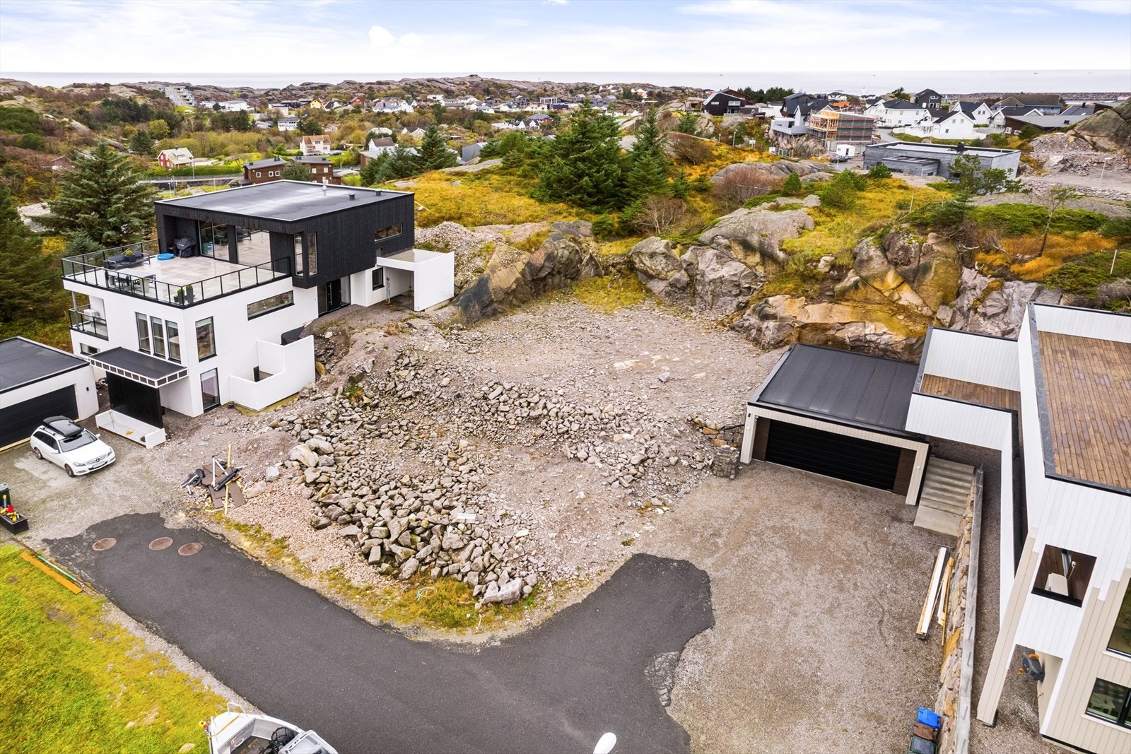 Flott beliggende tomt på ca 560 kvm. Galleribilde