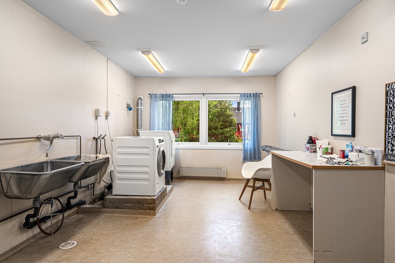 Fellesvaskeri for beboerne. Galleribilde