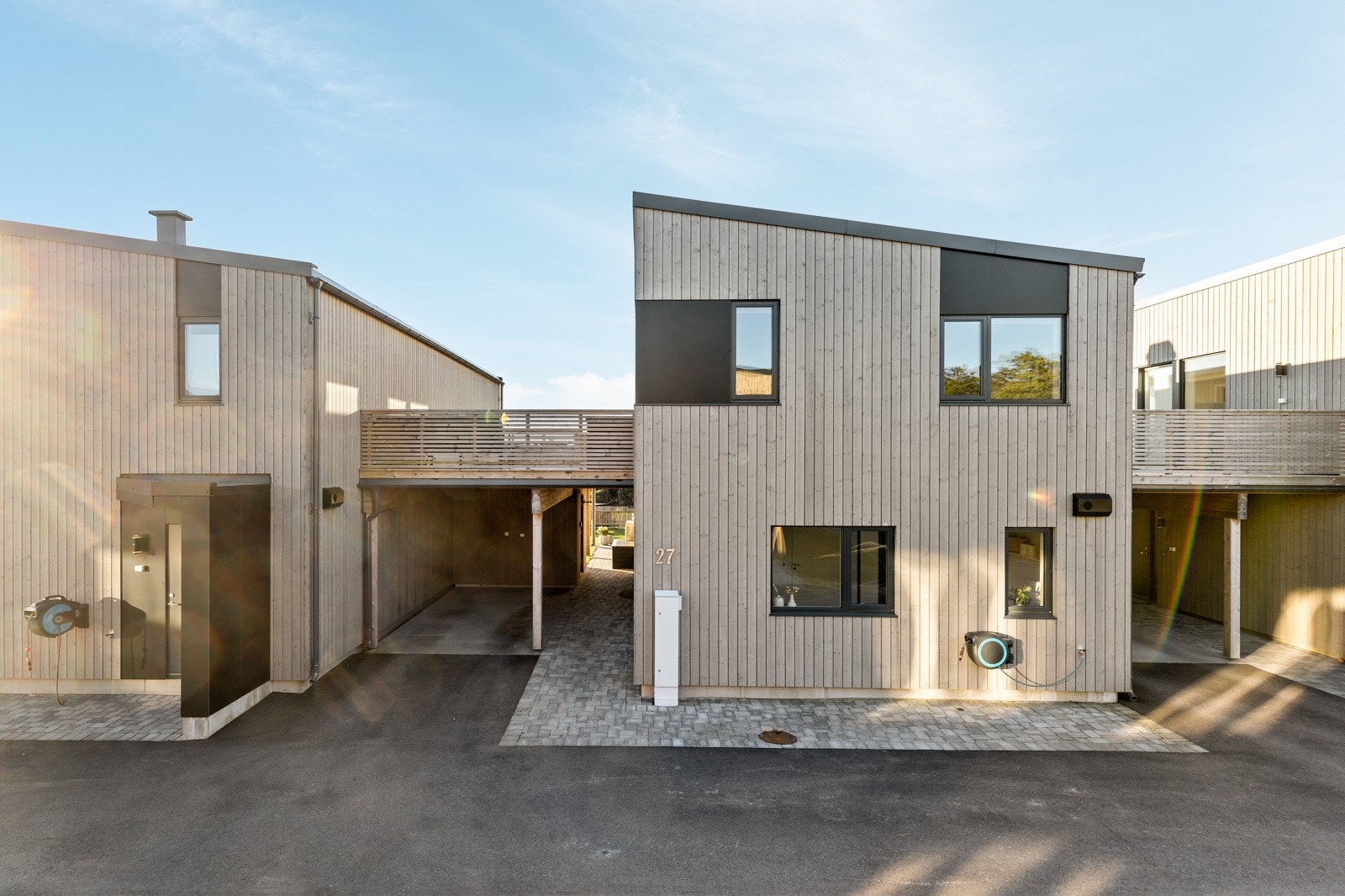 Her bor du i et nyetablert og hyggelig nabolag, hvor du kan nyte solrike dager i en barnevennlig atmosfære. Galleribilde