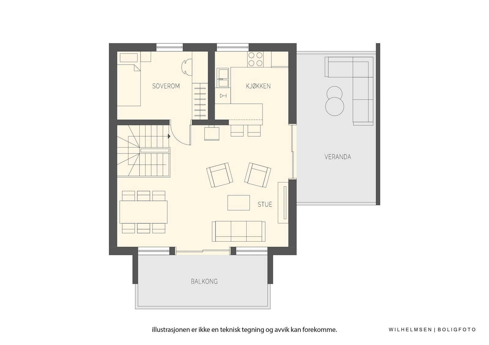 Plantegning 2 etasje Galleribilde