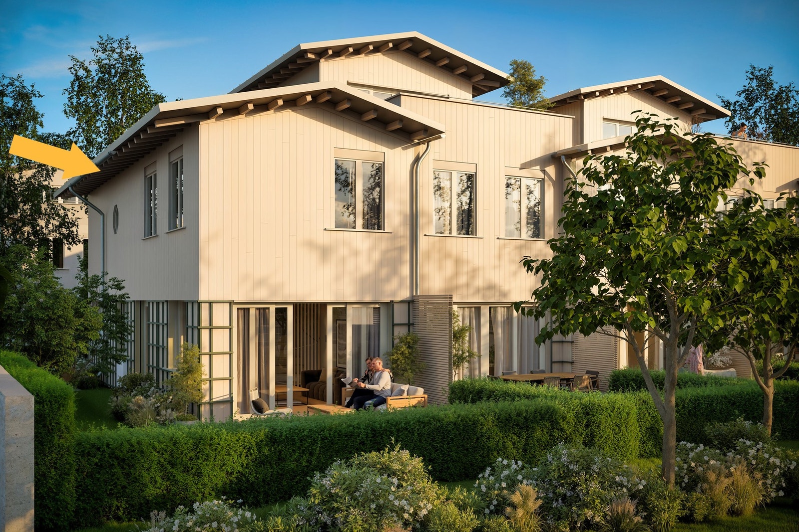 Lekkert & attraktivt 2-plans rekkehus med solrik hage og terrasse - 4 soverom - Garasjeplass - Tilvalg. SALG AV KONTRAKT Galleribilde