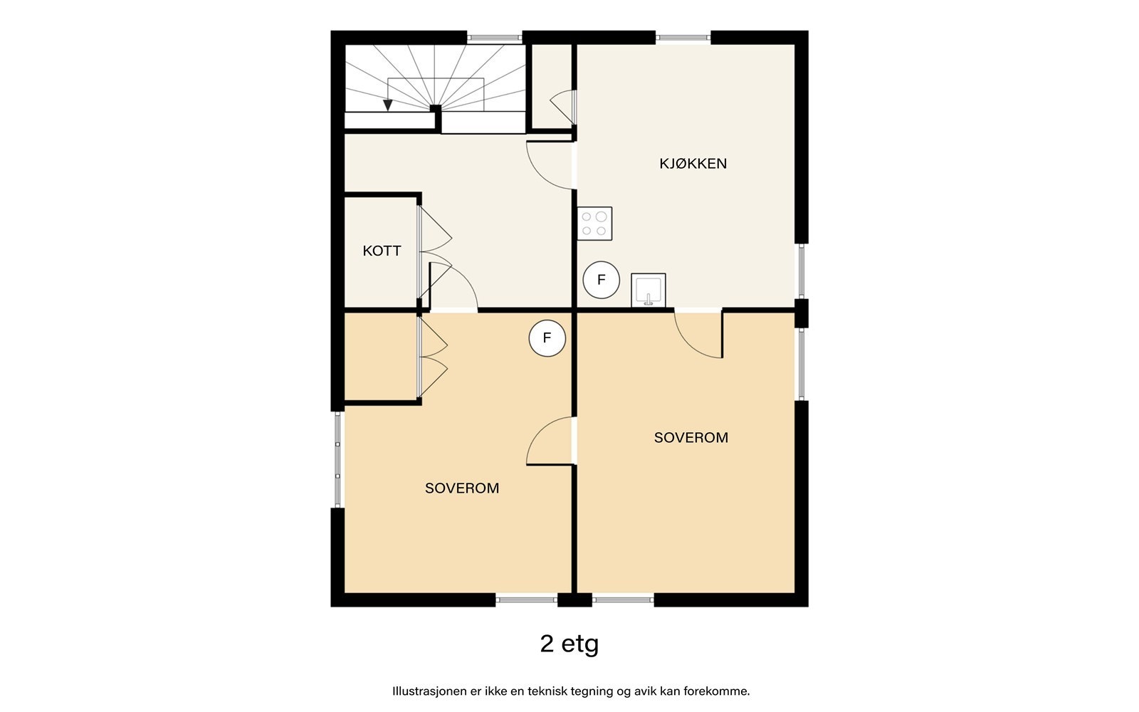 Plantegning 2. etasje. Galleribilde