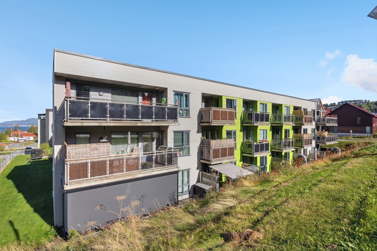 Fasadebilde av boligen. Galleribilde