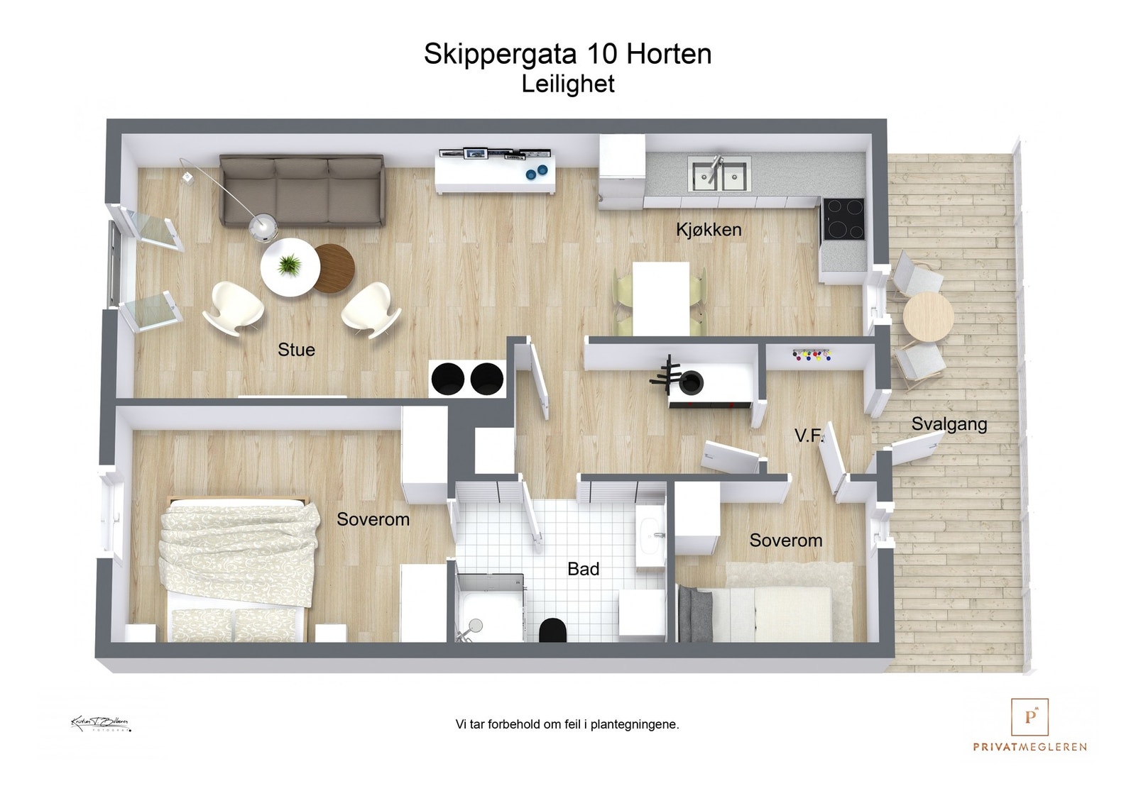 3 D plantegning Galleribilde