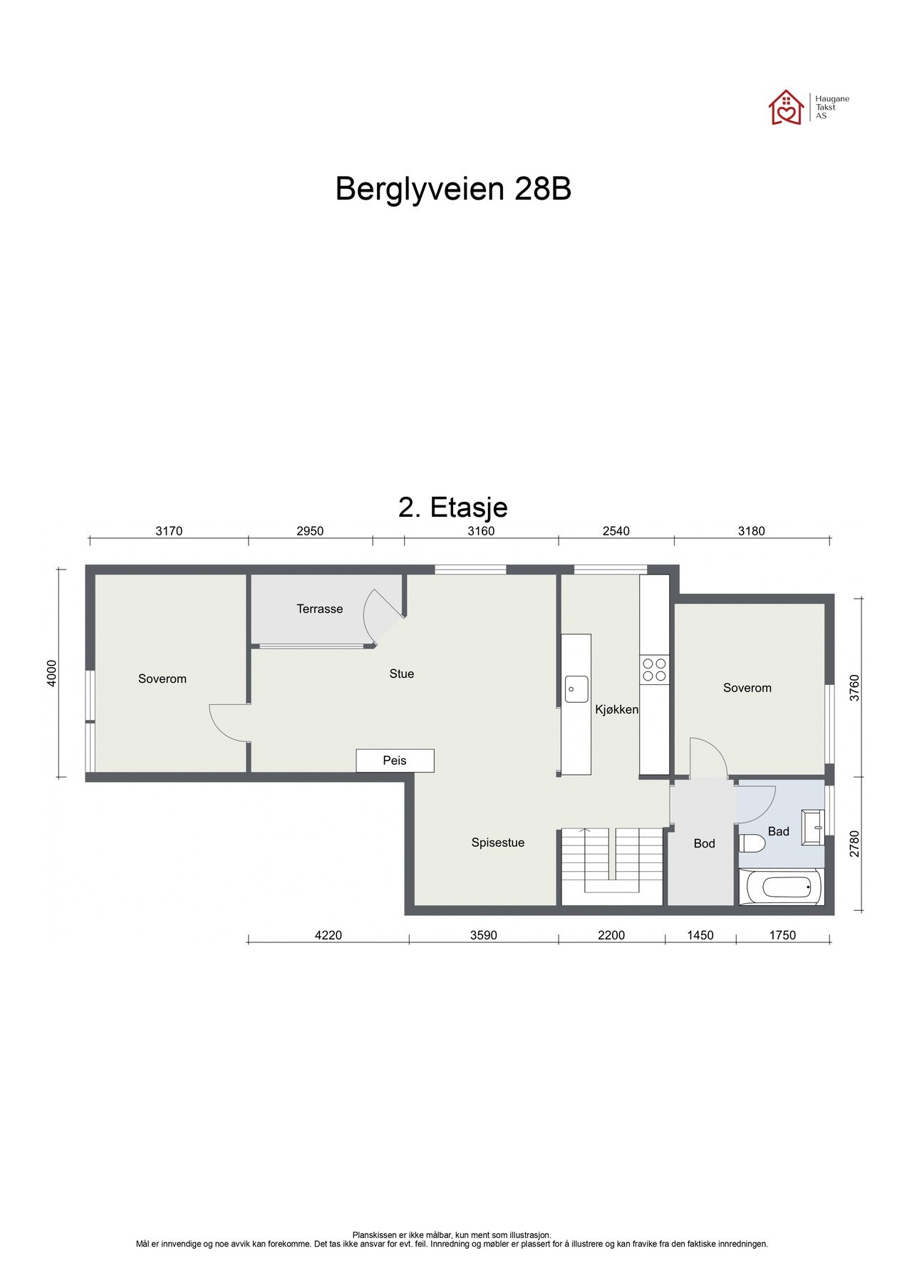 Plantegning 2. etasje. Galleribilde