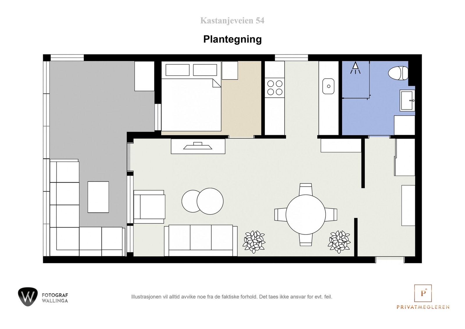Plantegning Galleribilde