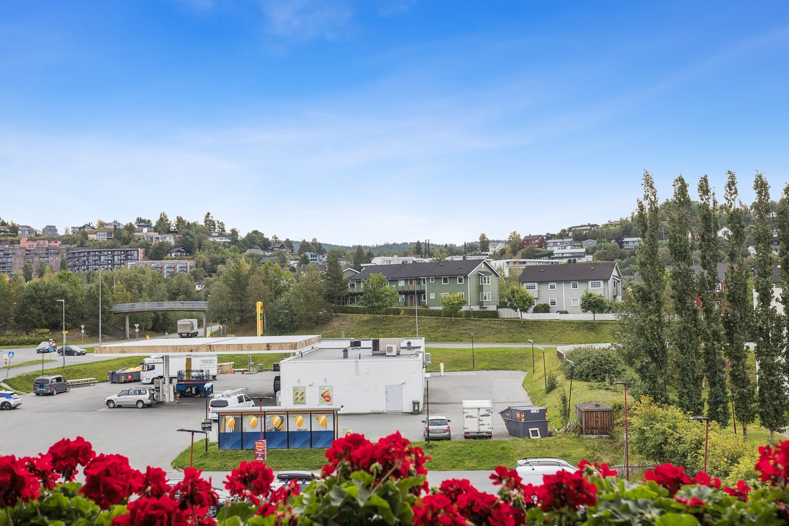 Utsikt fra balkongen. Galleribilde