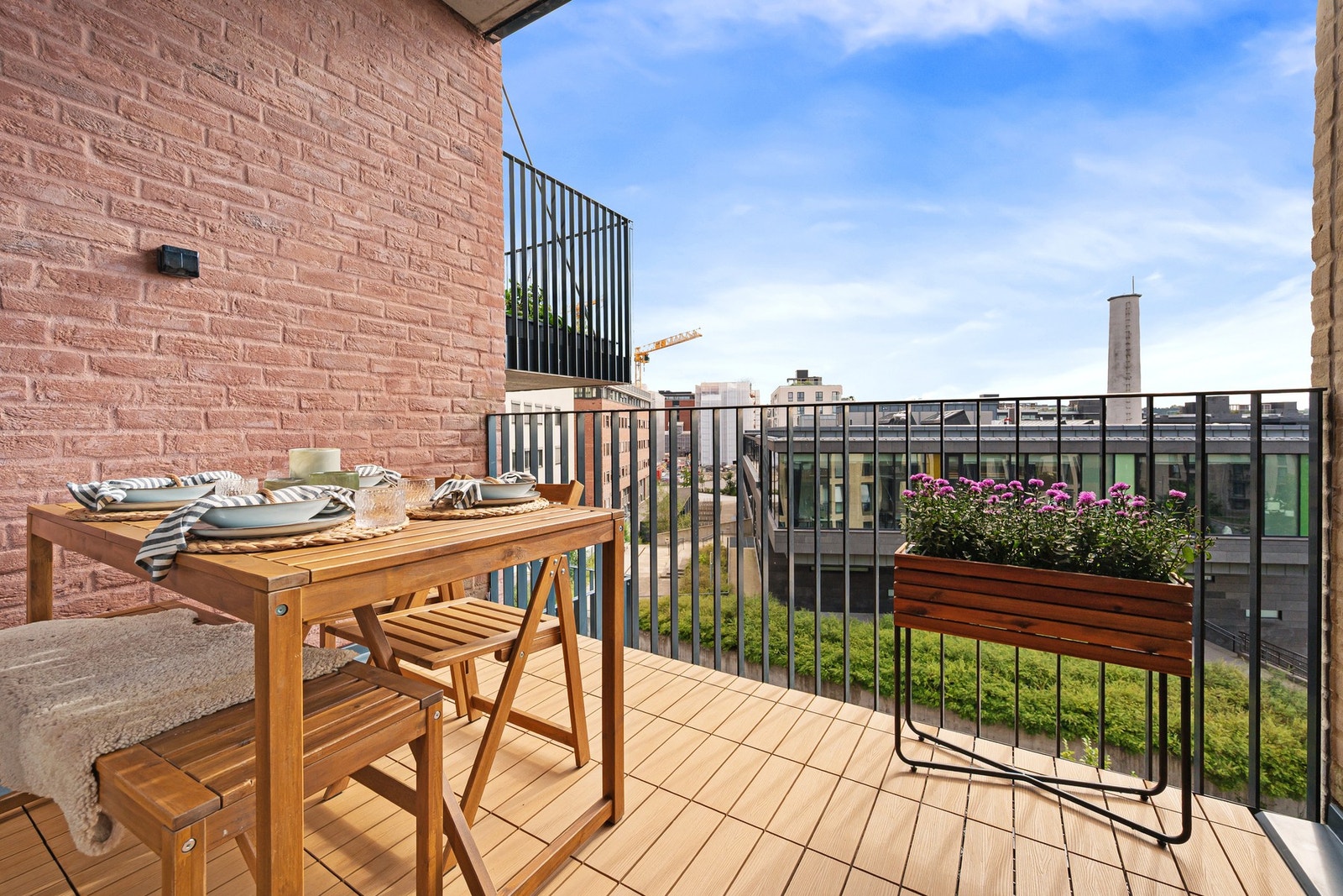 Lun balkong - din egen uteoase. Galleribilde