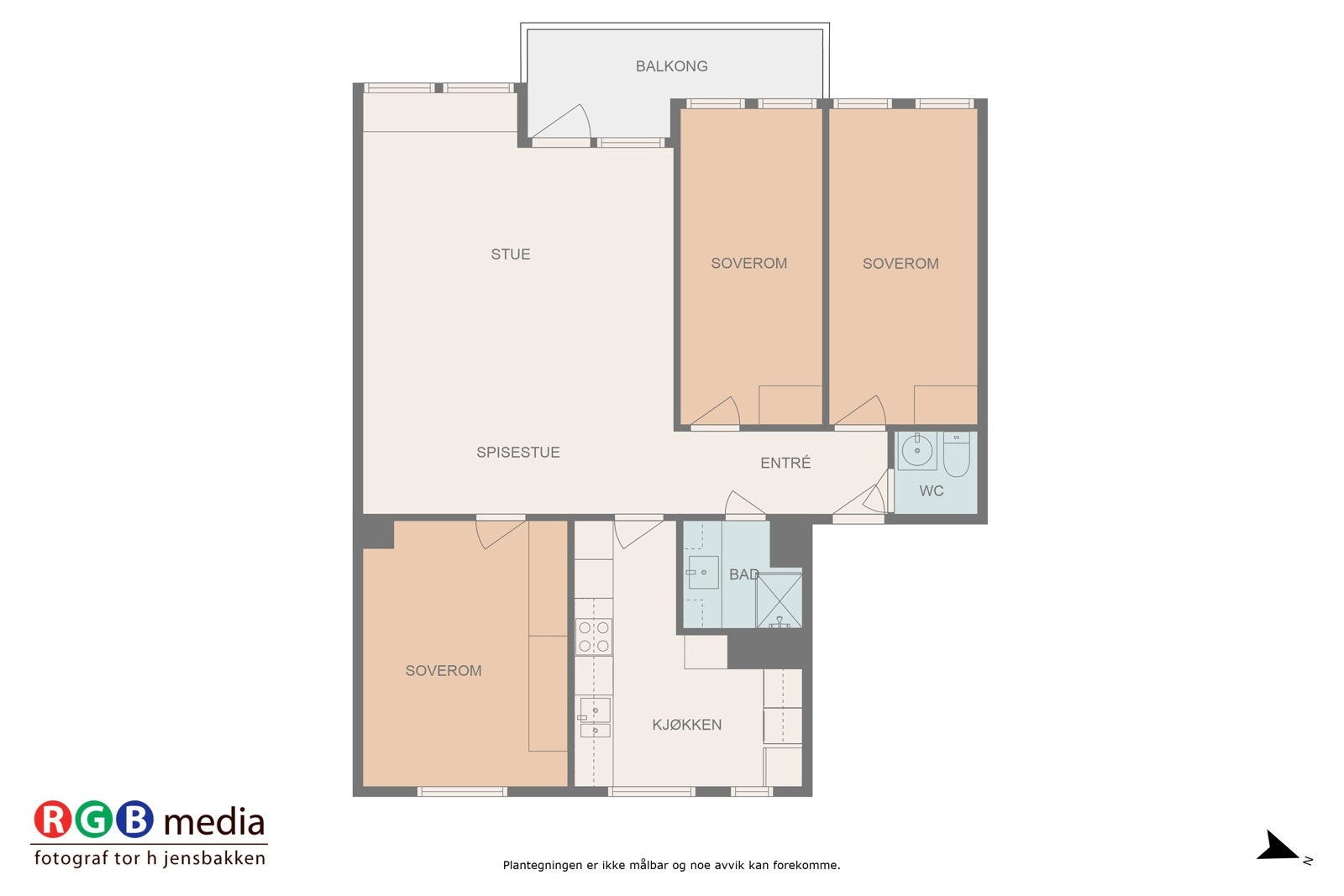 Planskisse Galleribilde