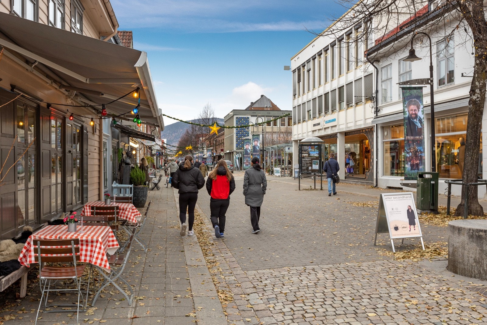 Kort veg til gågata i Lillehammer Galleribilde