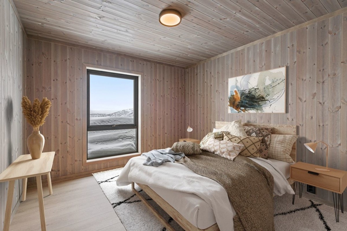 Bilde fra tilsvarende hytte Galleribilde