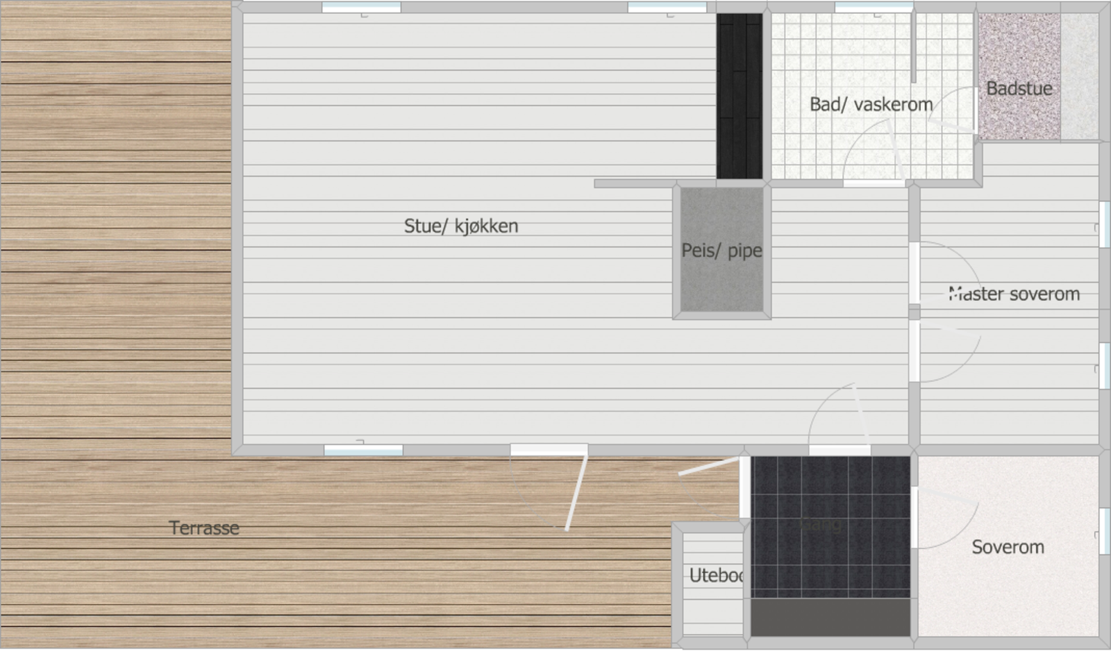 Plantegning Galleribilde