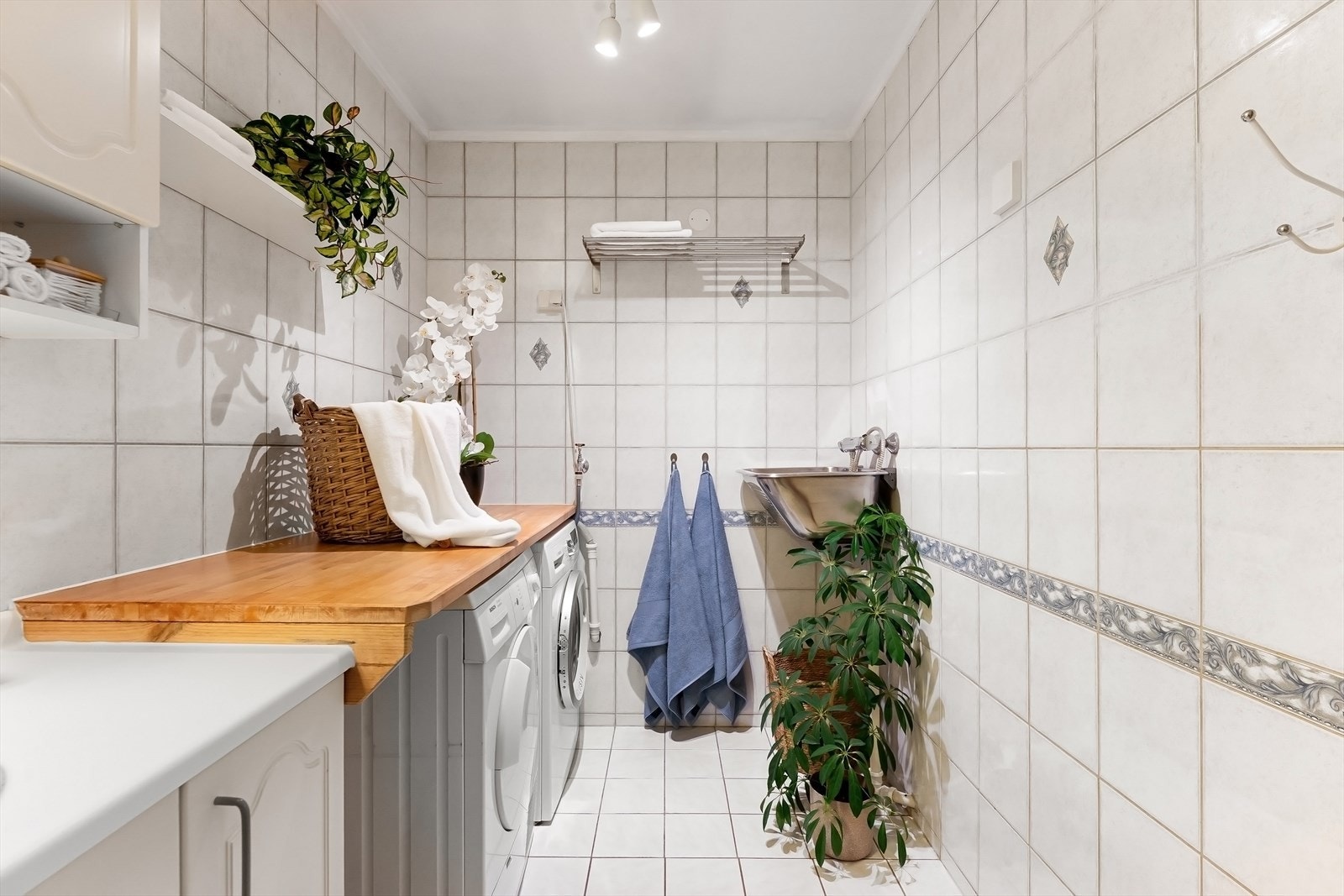 Opplegg for vaskemaskin og tørketrommel Galleribilde