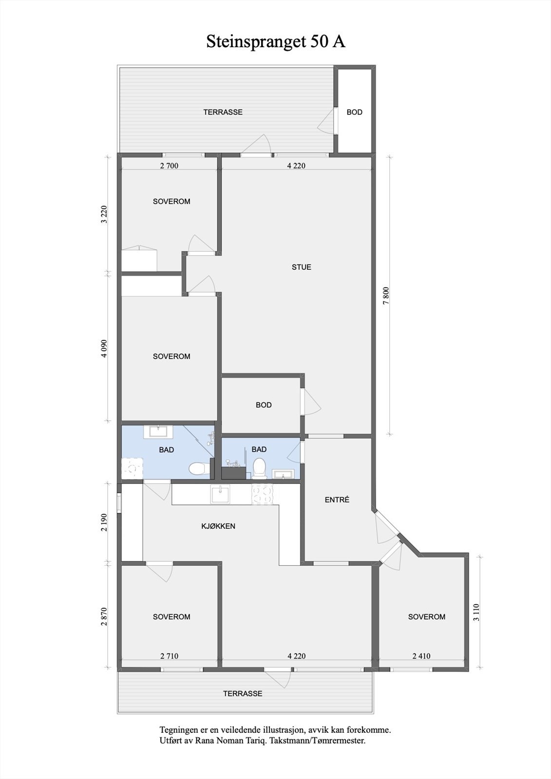 Plantegning Galleribilde