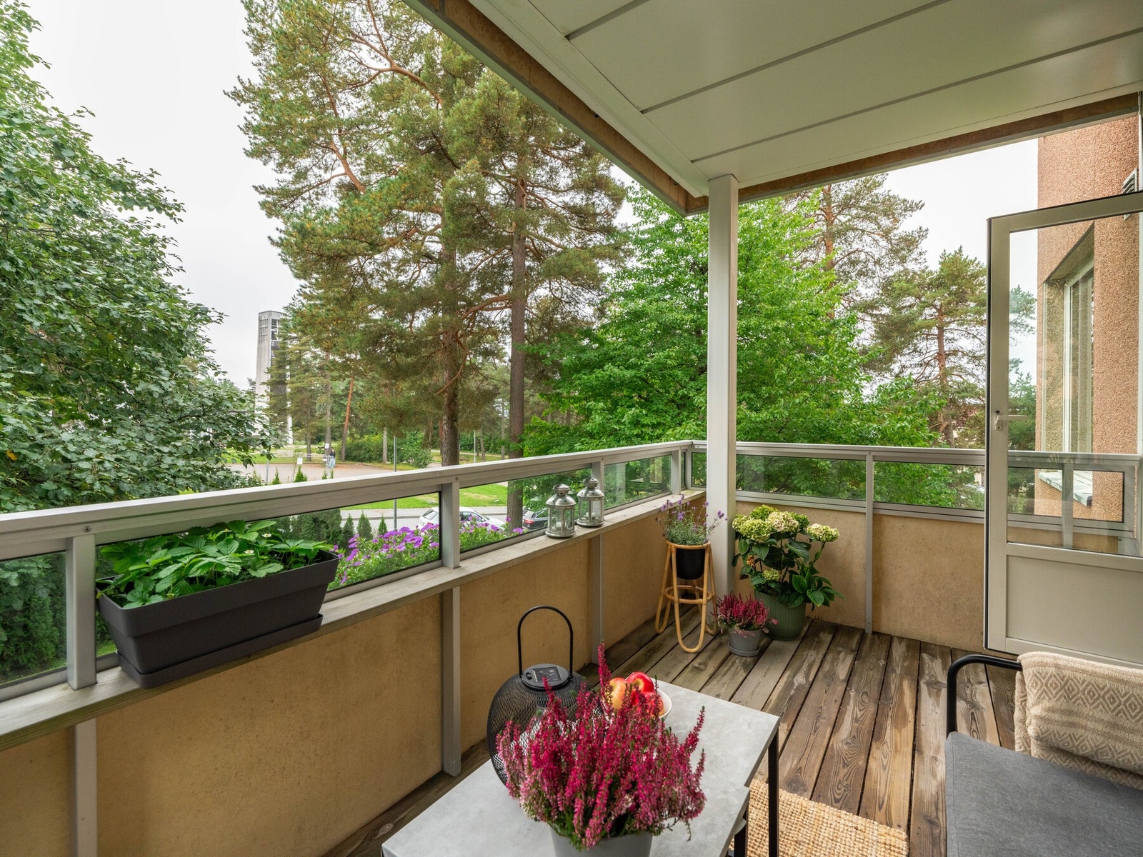 Den vender mot sør, som betyr svært fine soltimer på sommeren. Galleribilde