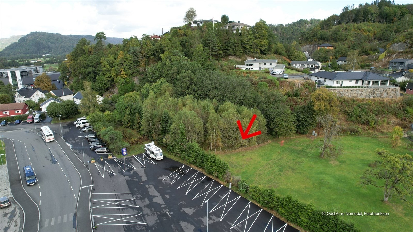 Stasjonsgata 16 - tomt i sentrum Galleribilde