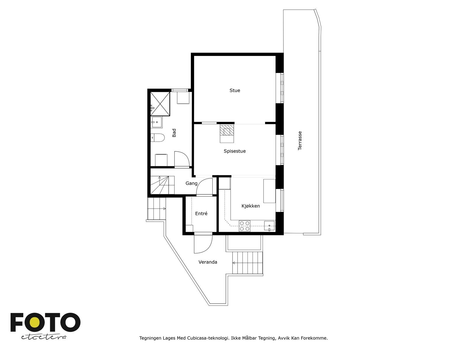 Veiledende plantegning 1. etasje. Ikke målbar Galleribilde