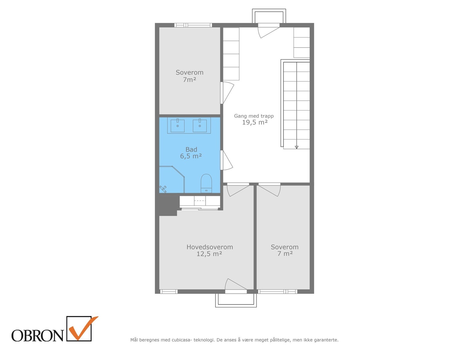 Planskisse 2. etasje. Galleribilde