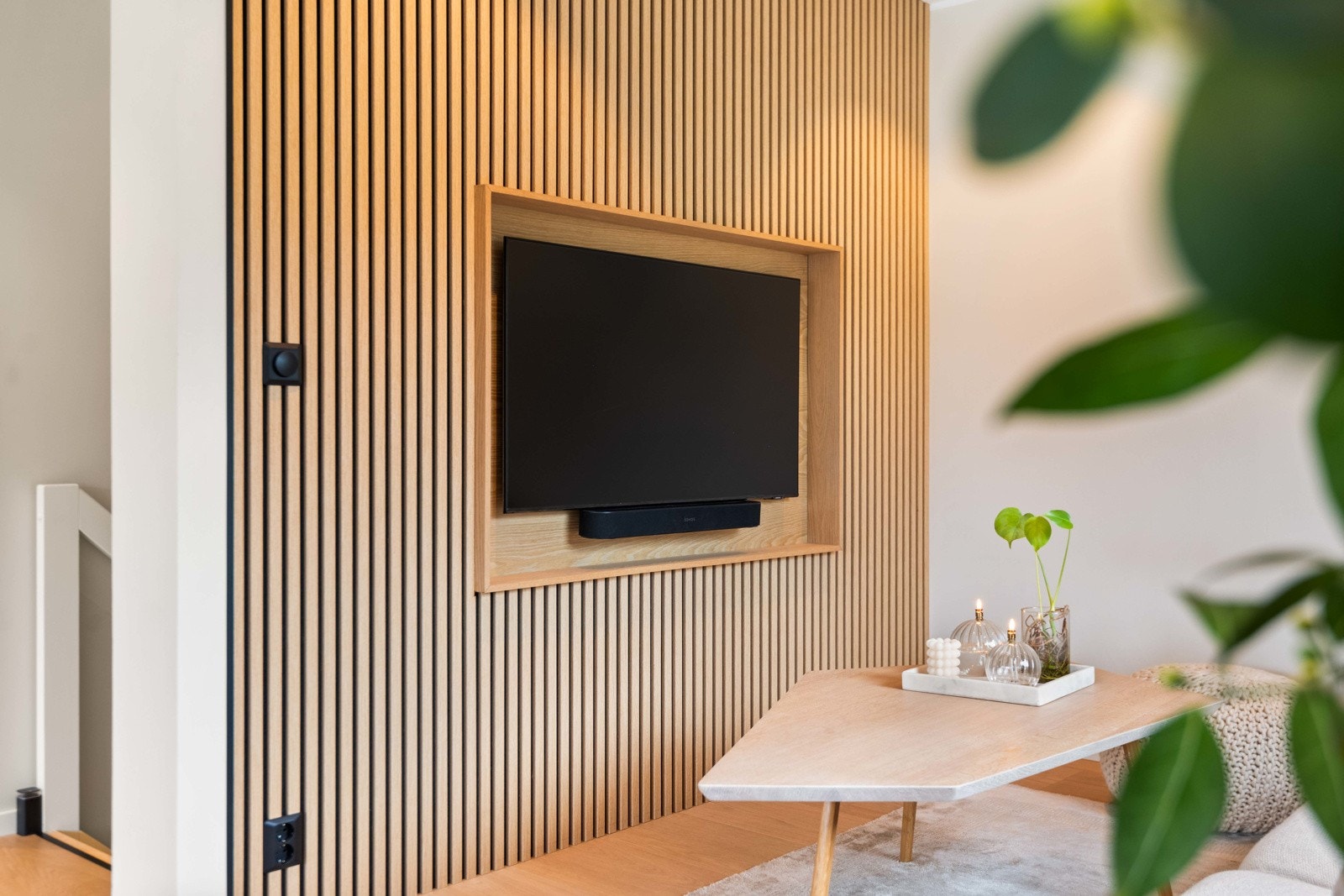 Detaljbilde tv-stue Galleribilde