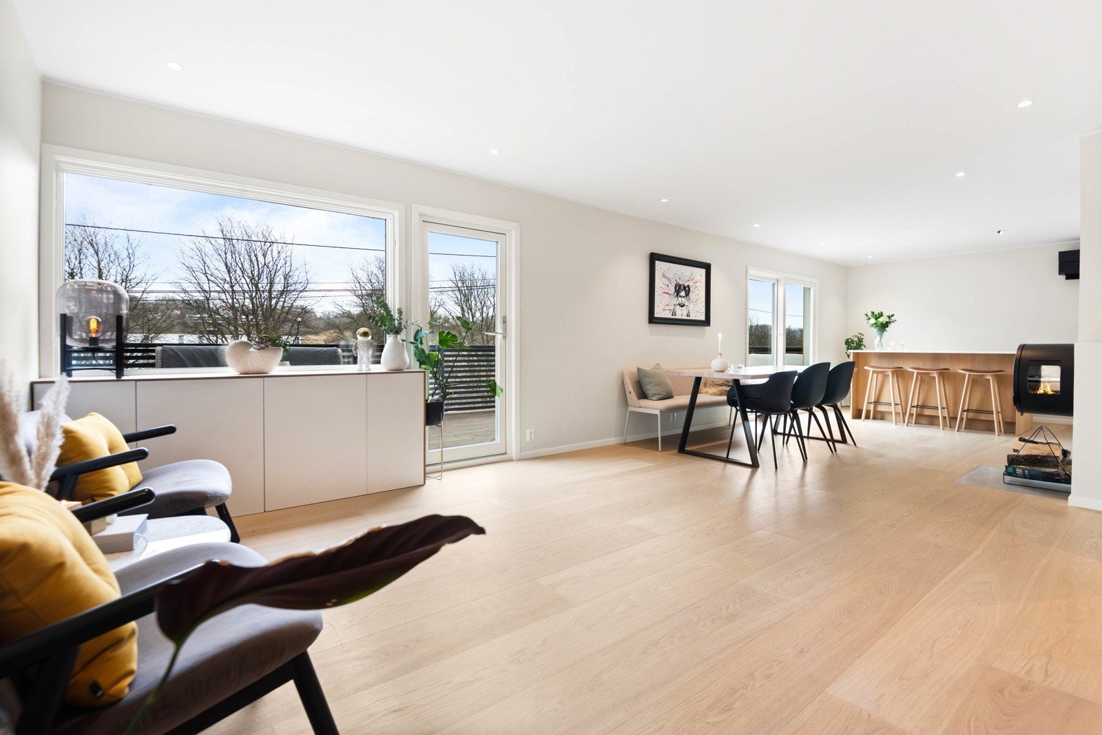 Med stor gulvflate er det mange innredningsmuligheter Galleribilde