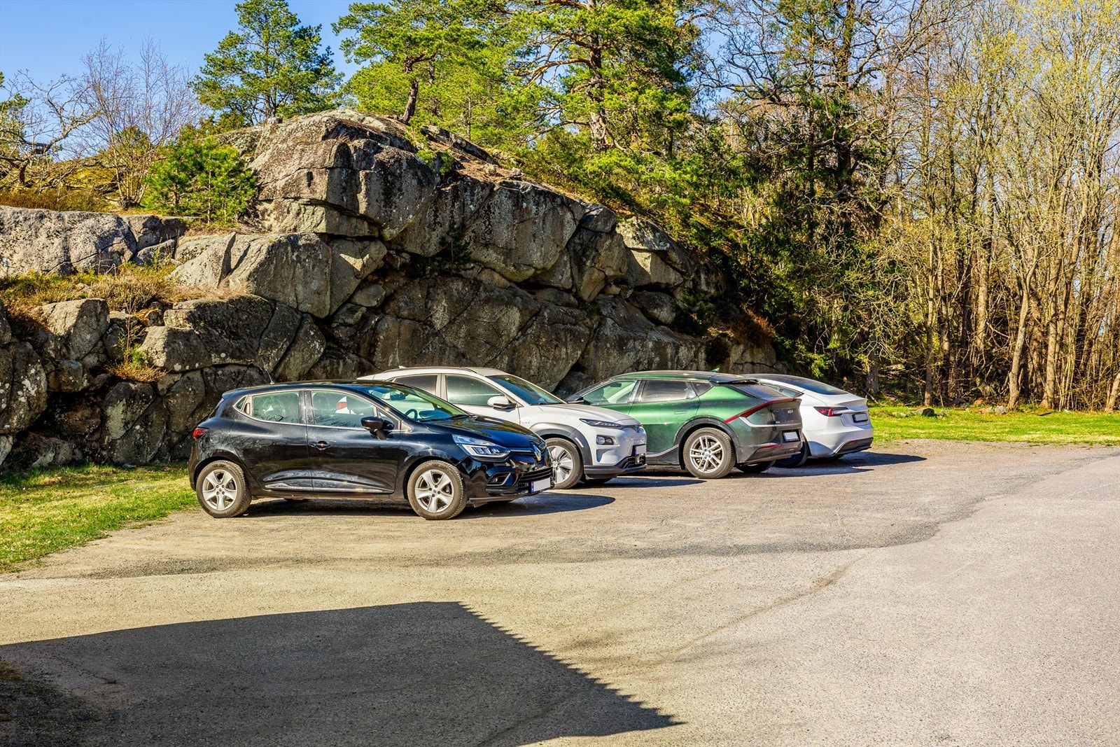 Parkering like ved boligen. Galleribilde