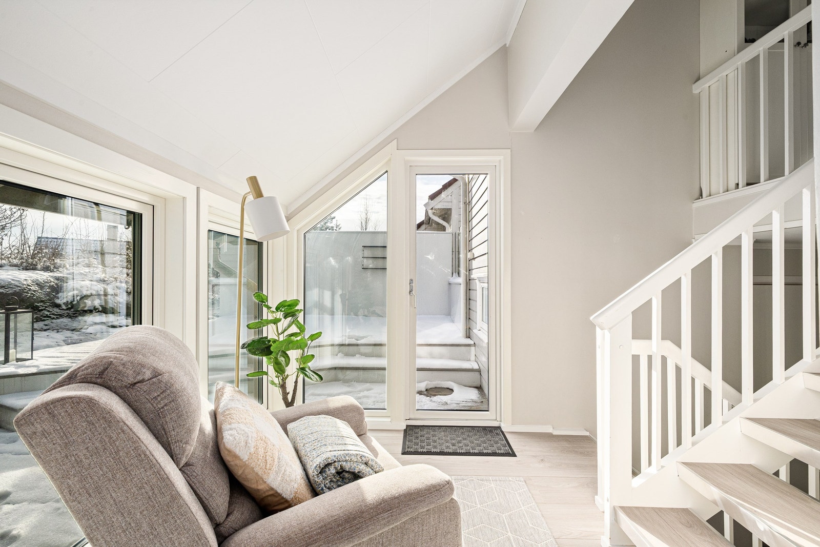 Hyggelig trapperom Galleribilde