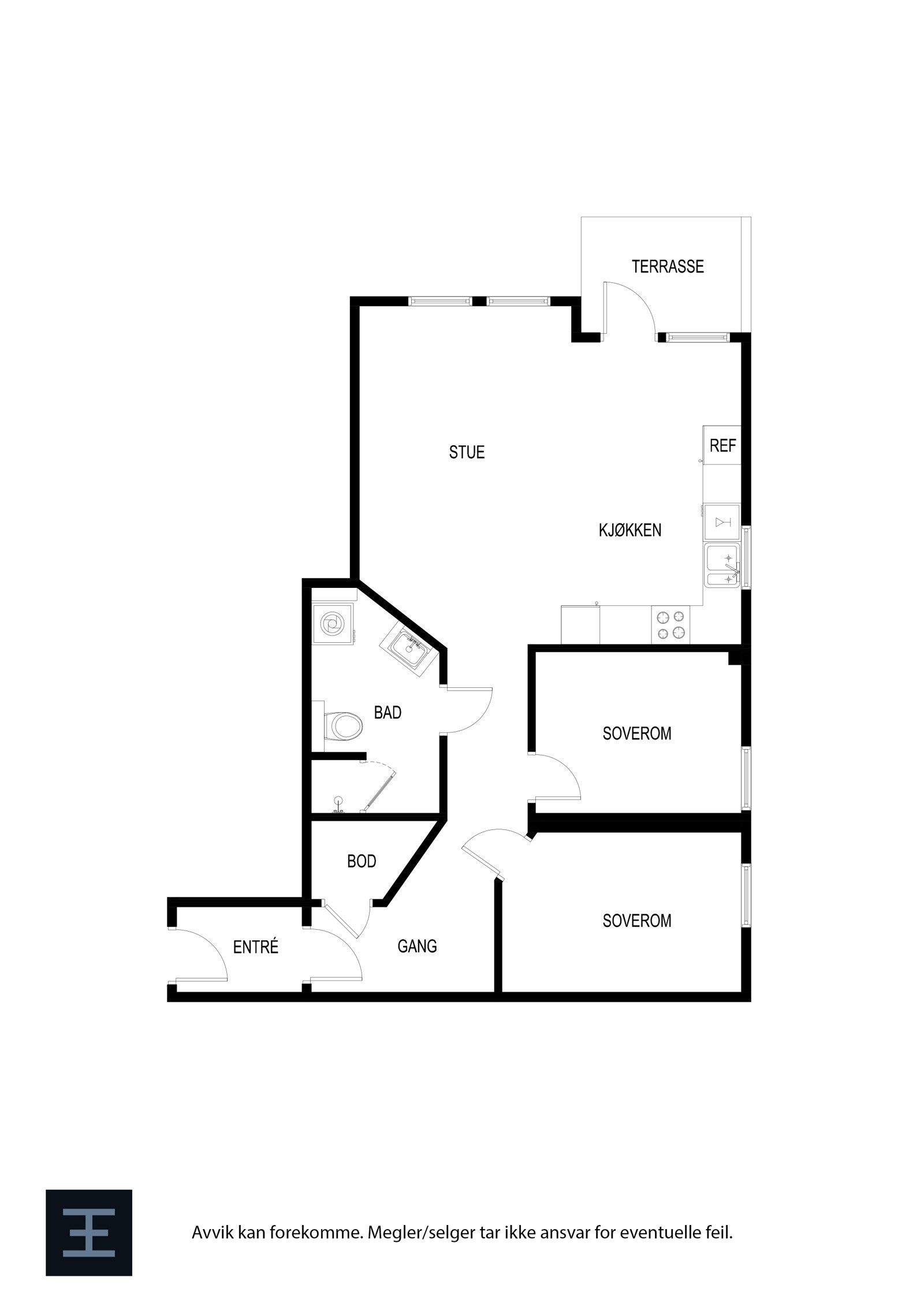 Plantegning | Dusavikveien 66 Galleribilde