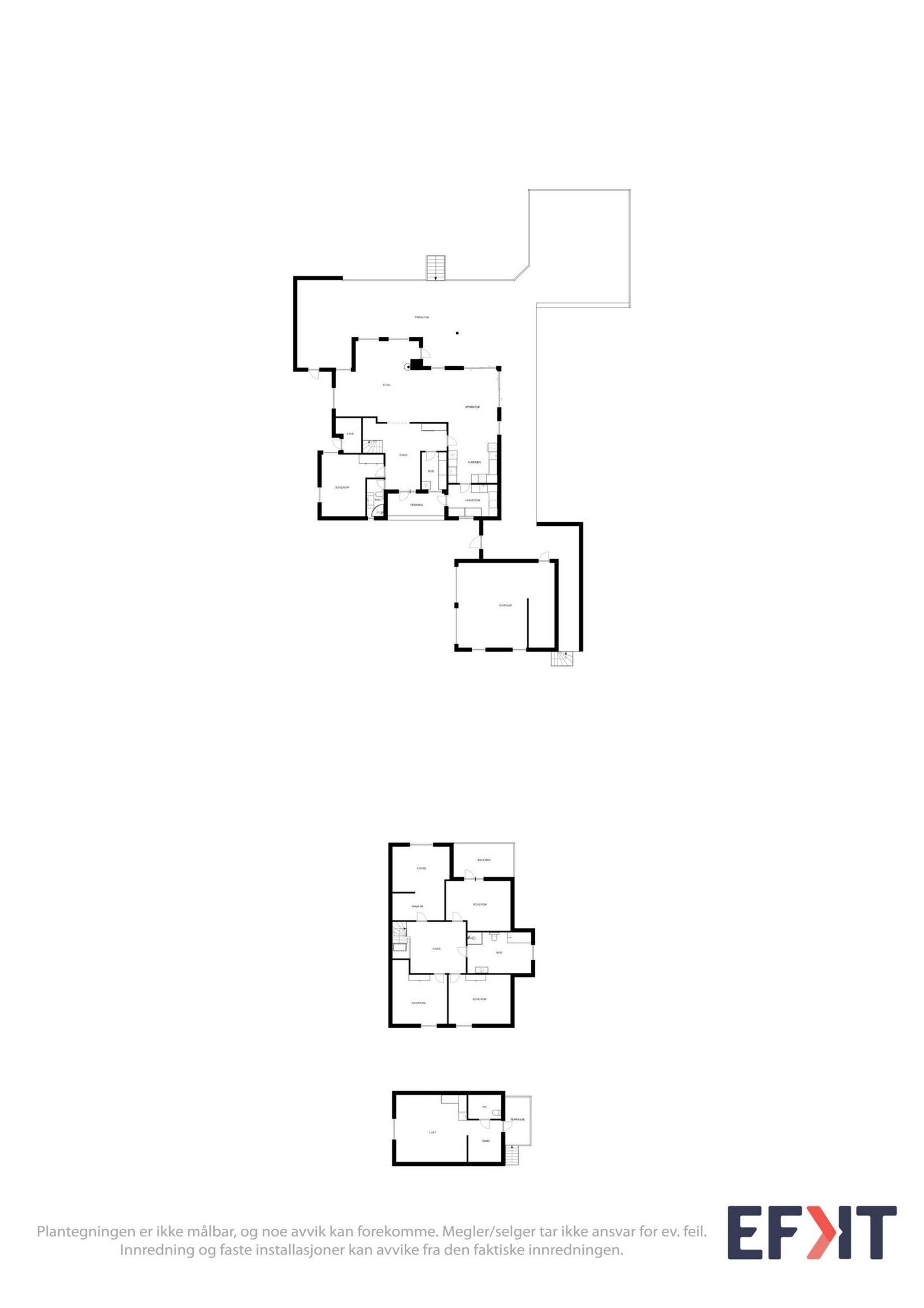 Hovud og 2. etasje Galleribilde