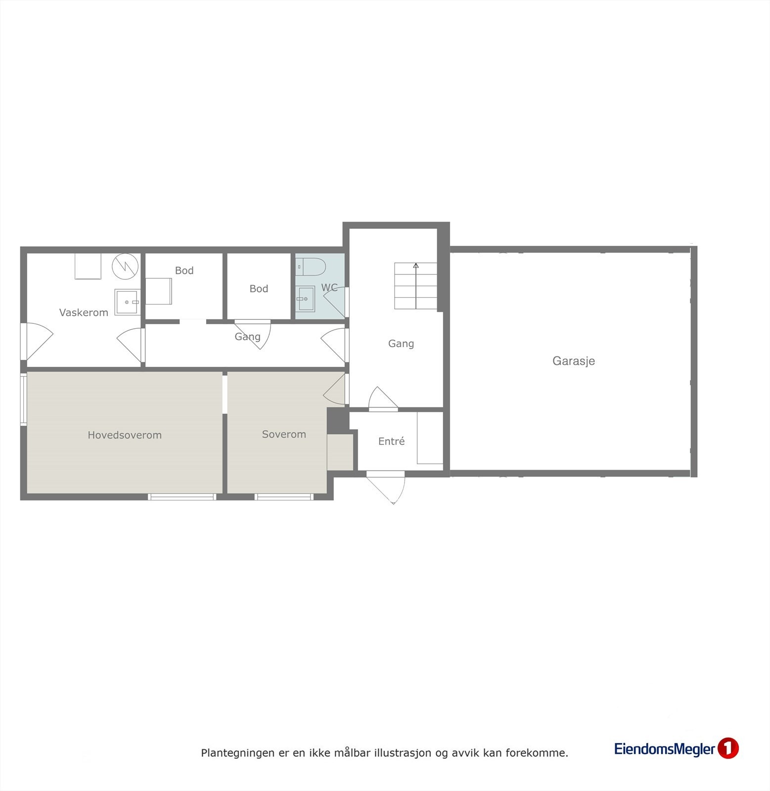 Planløysning underetasje Galleribilde