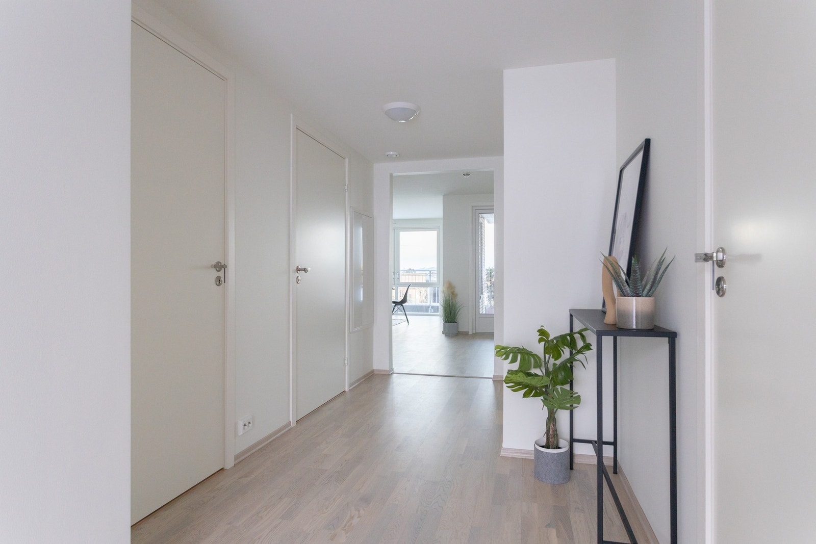 Gang - 9,9 kvm. Dør inn til to soverom og bad Galleribilde