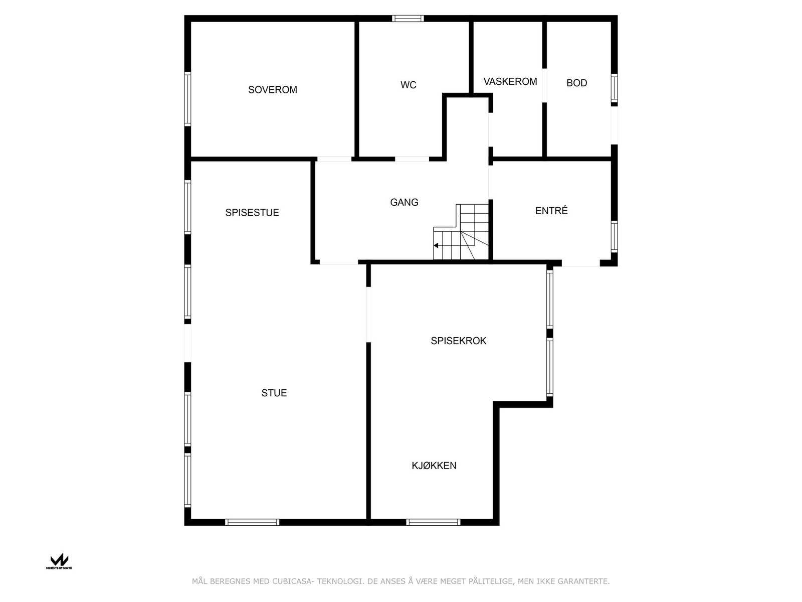 Plantegning - 1. etasje Galleribilde