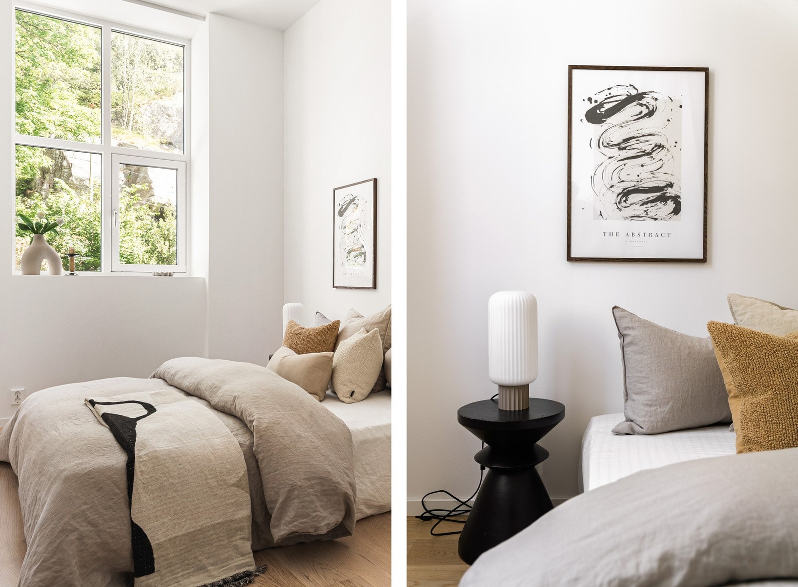 Hovedsoverommet kan innredes med dobbeltseng, nattbord og eventuell garderobe. Galleribilde