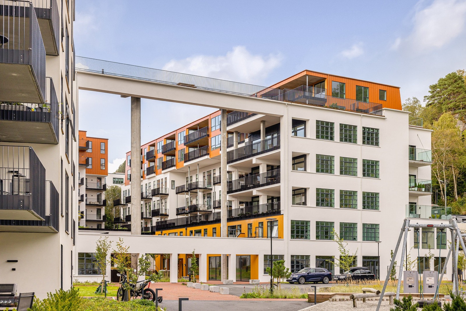 Deler av det originale er bevart i bygget, og det setter preg på det flotte prosjektet. Galleribilde