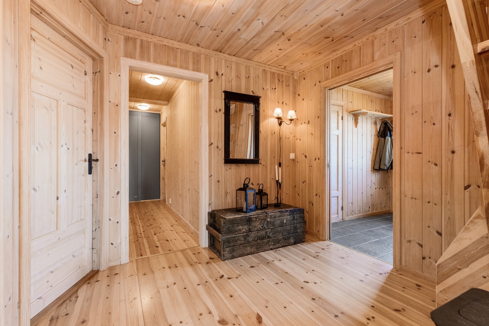 Plass til oppbevaring av yttertøy i mellomgang og entré Galleribilde