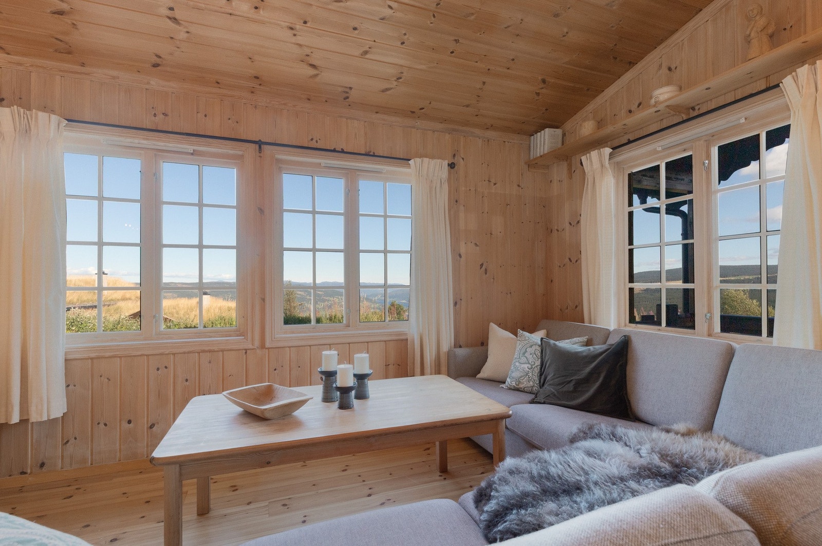 Med trhvite overflater står man fritt til å velge noe annet, om man vil ha endringer Galleribilde