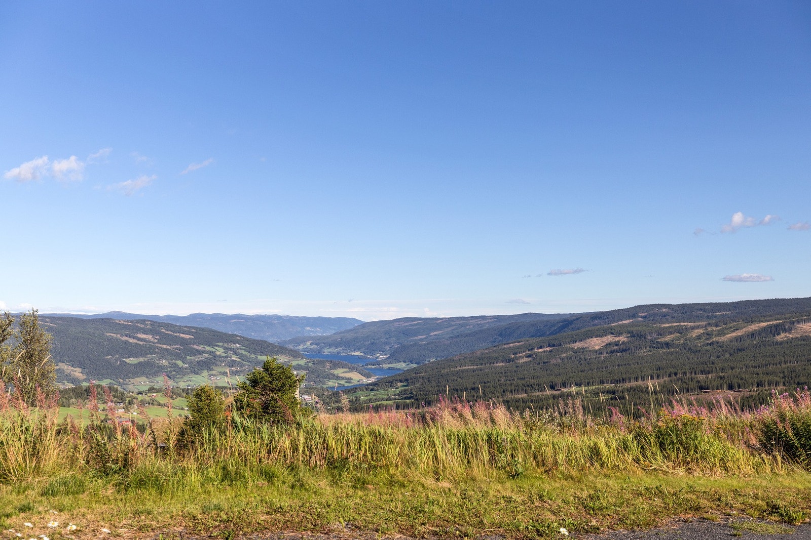 Her er det flott utsikt mot blant annet Strandefjorden, bygda og Synet, en kan også skimte over åsen til Rundemellen og Skarvemellen samt mot Aurdalsåsen Galleribilde