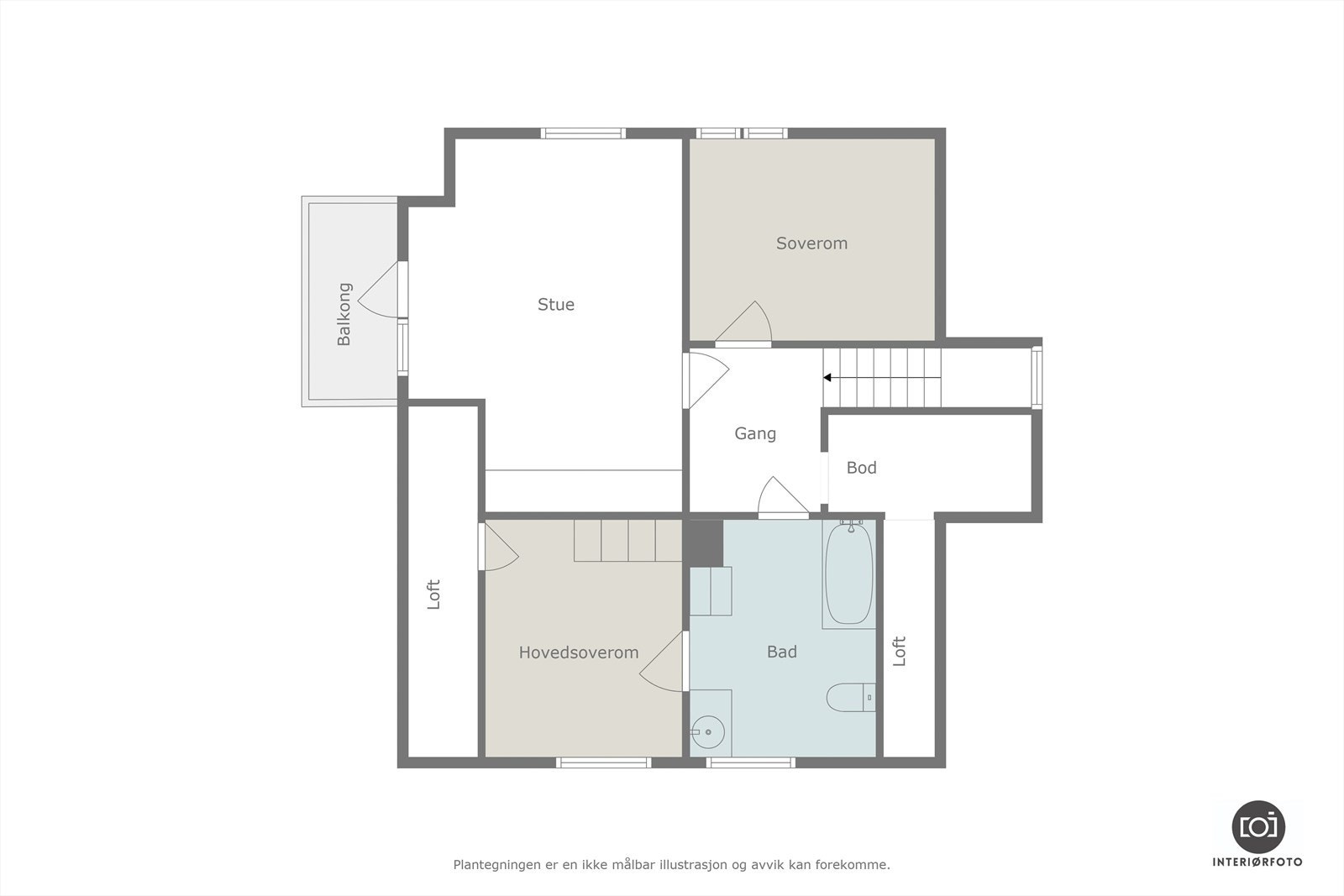 Plantegning Galleribilde