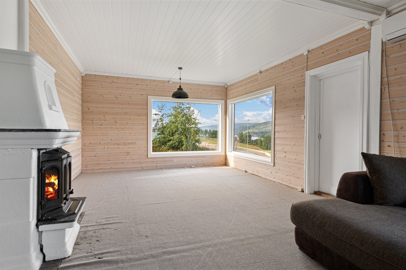Det er god plass til spisestue. Galleribilde