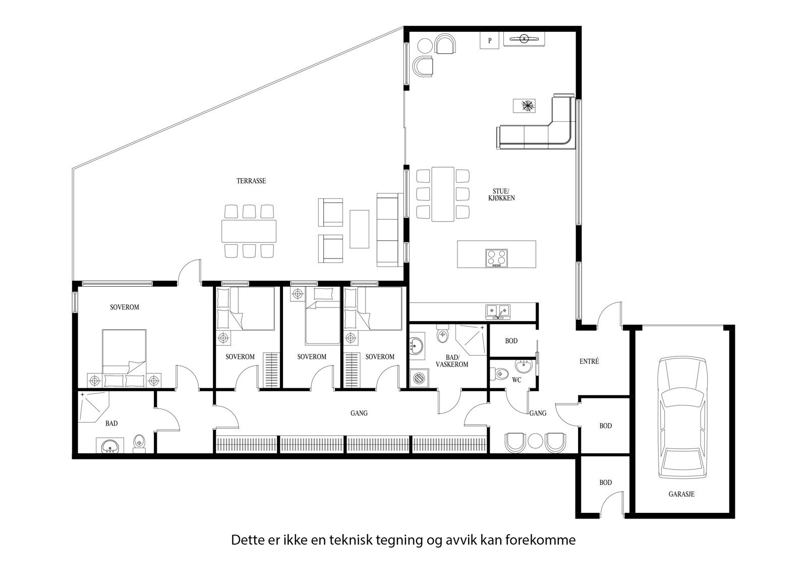 Plantegning Galleribilde