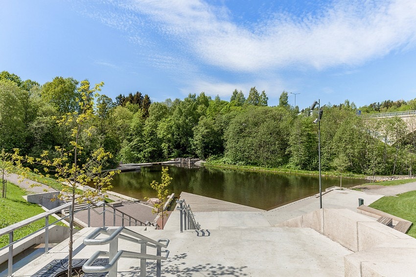 Grorudparken er en del av satsingen i området. Her kan det løpes, trenes, lekes eller bare nyte en fin gåtur. Galleribilde