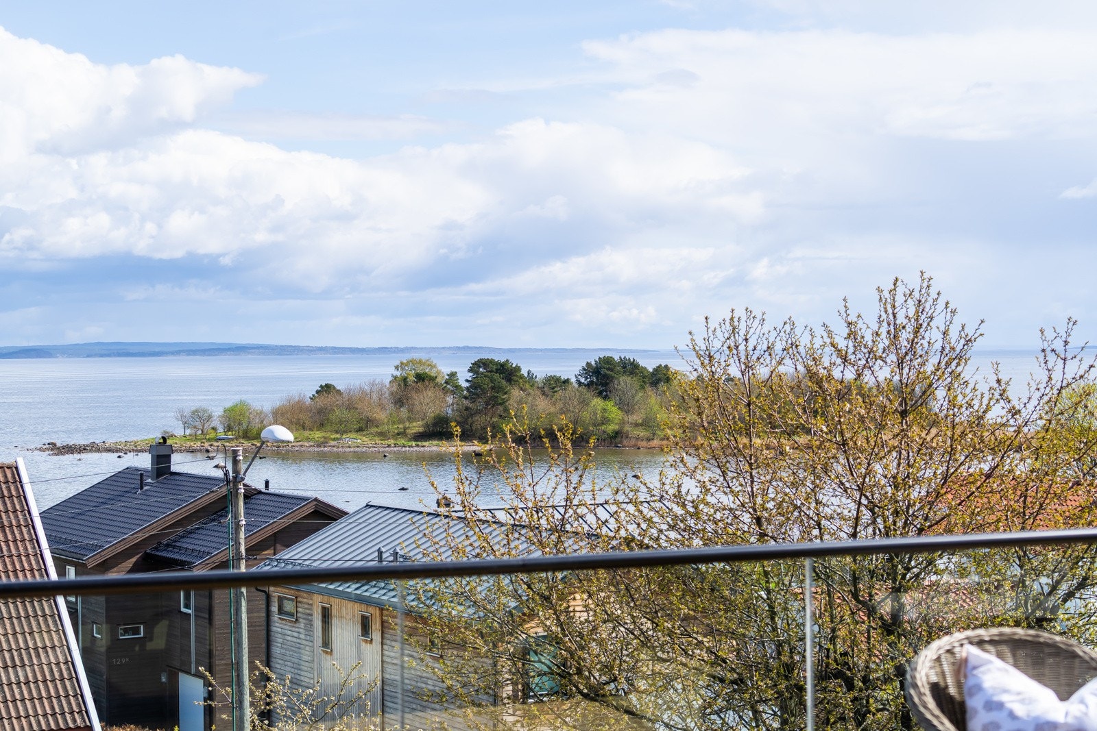 Utsikt fra balkong Galleribilde