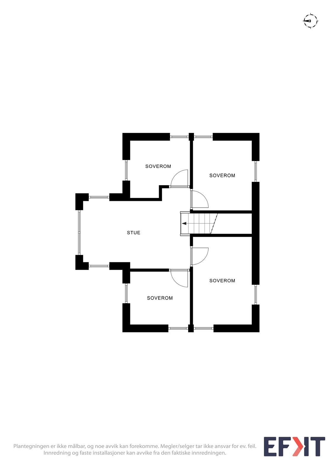 Planløsning 2. etg. Galleribilde