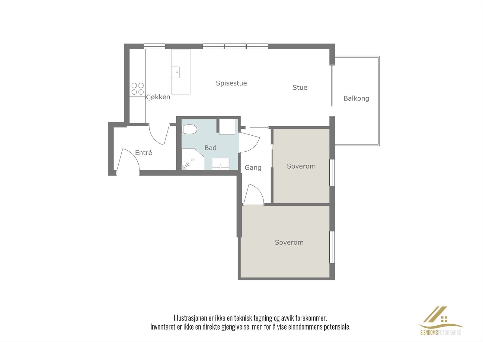 Plantegning Galleribilde