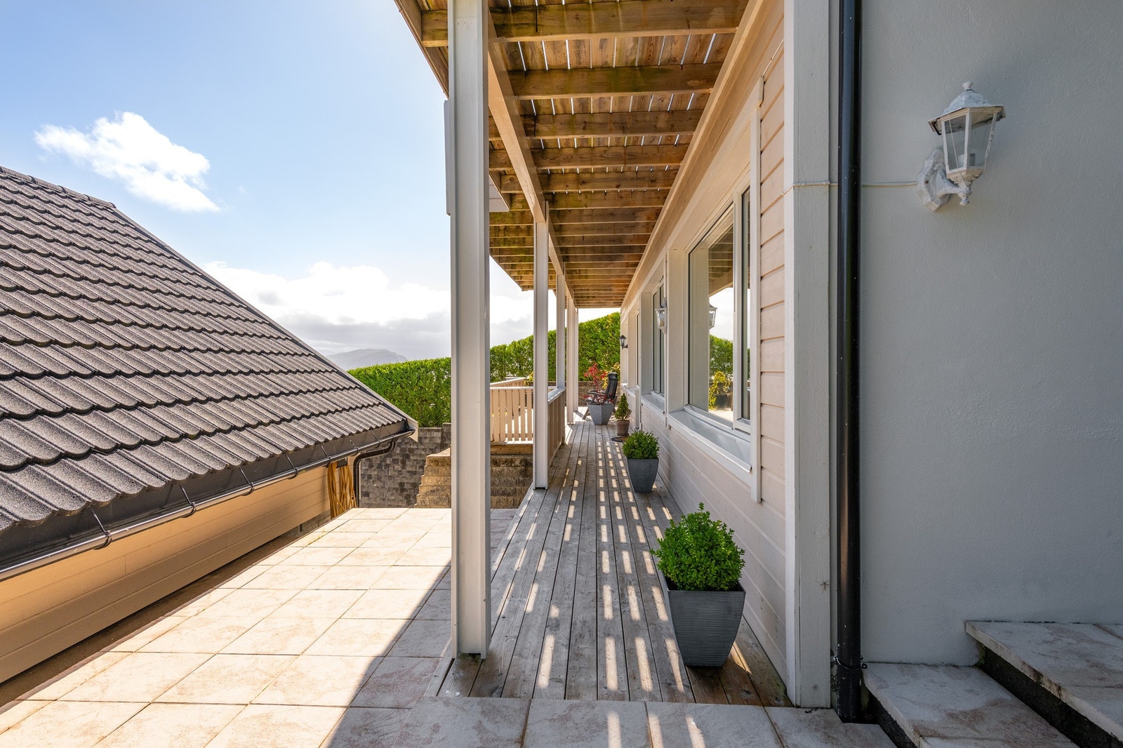 Overbygd inngangsparti Galleribilde