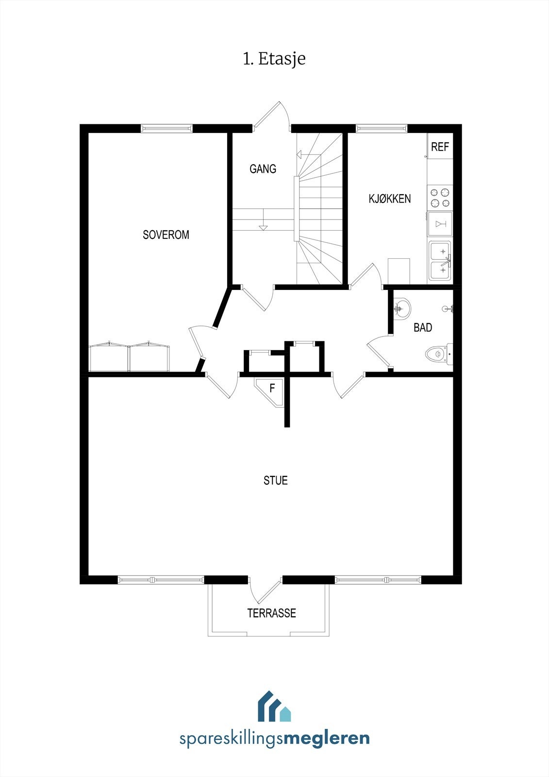 Plan 1. etasje. Galleribilde