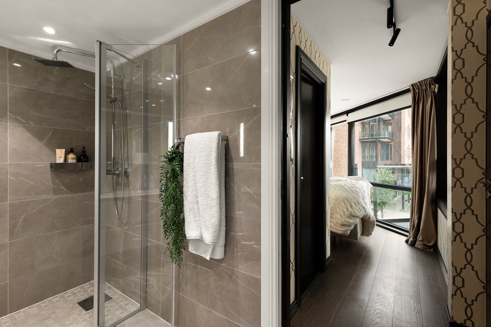 Hovedsoverommet er tilknyttet et eget bad. Galleribilde