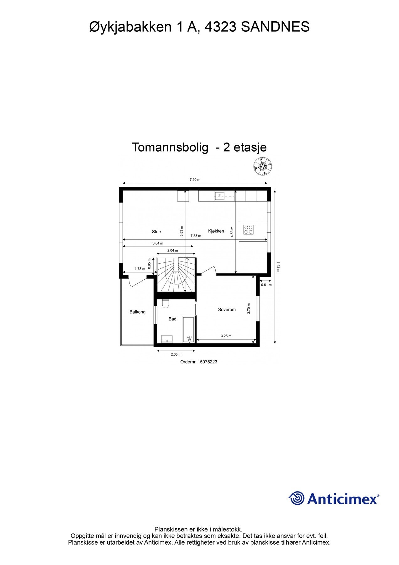 Plantegning 2.etasje. Galleribilde