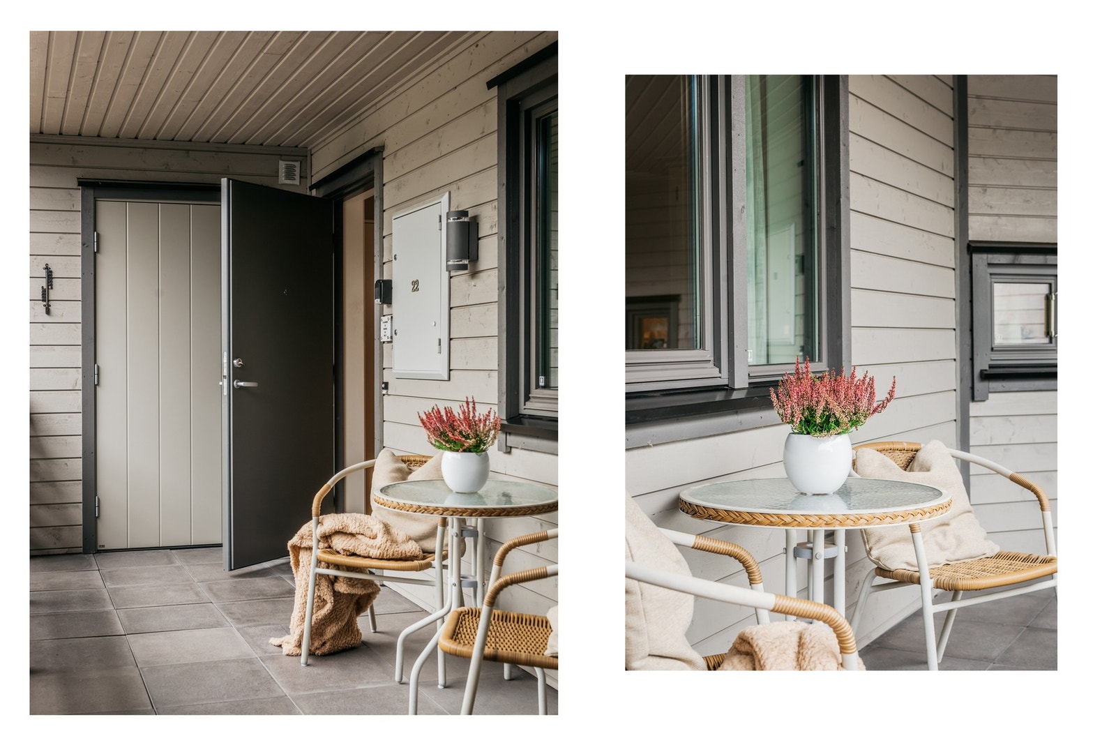 Velkommen inn! Ved siden av inngangsdør er det også egen, praktisk bod Galleribilde