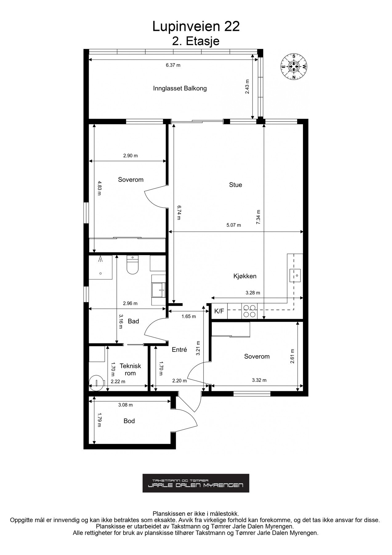 Plantegning Galleribilde