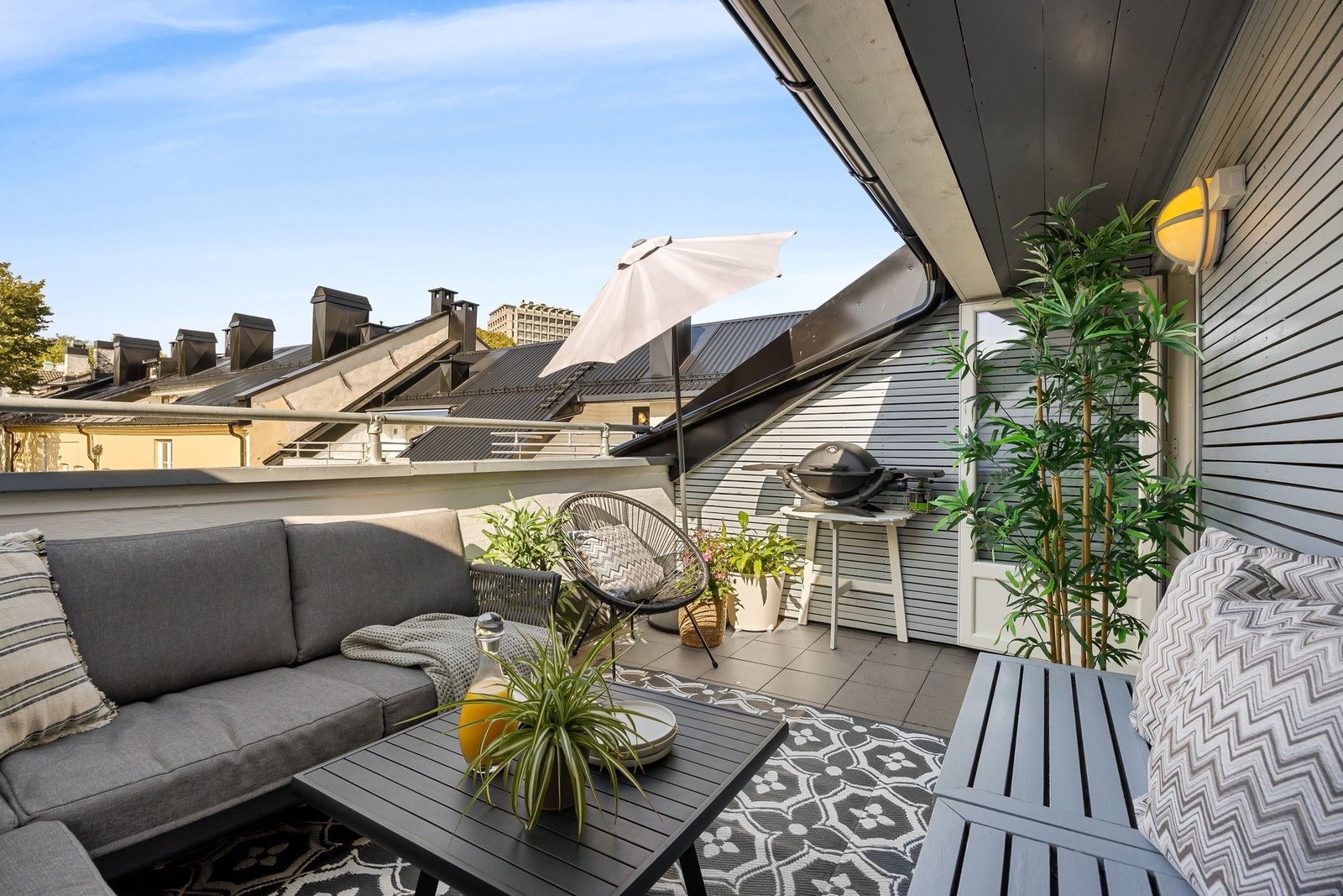 Her sitter du usjenert og fredelig, midt i Oslo by. Galleribilde